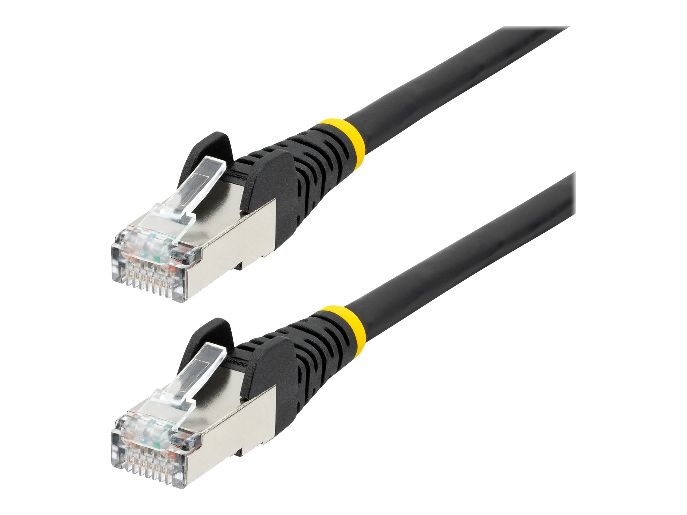 Startech NLBK-1M-CAT6A-PATCH 1 m CAT6a S/FTP LSZH Netzwerkkabel Schwarz