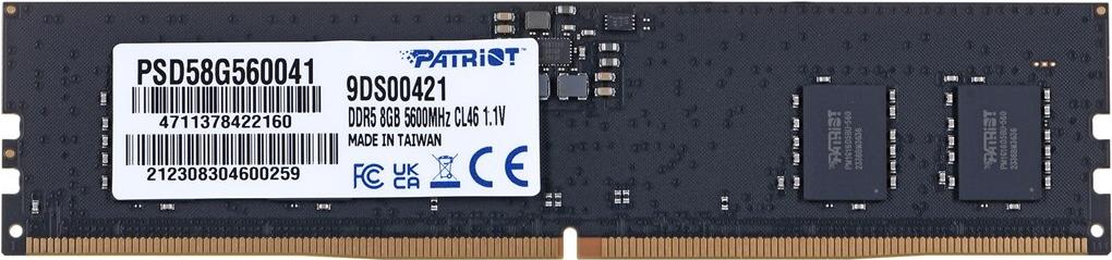 Patriot Memory BRI947/50 Speichermodul 8 GB 1 x 8 GB DDR5 5600 MHz (PSD58G560041)