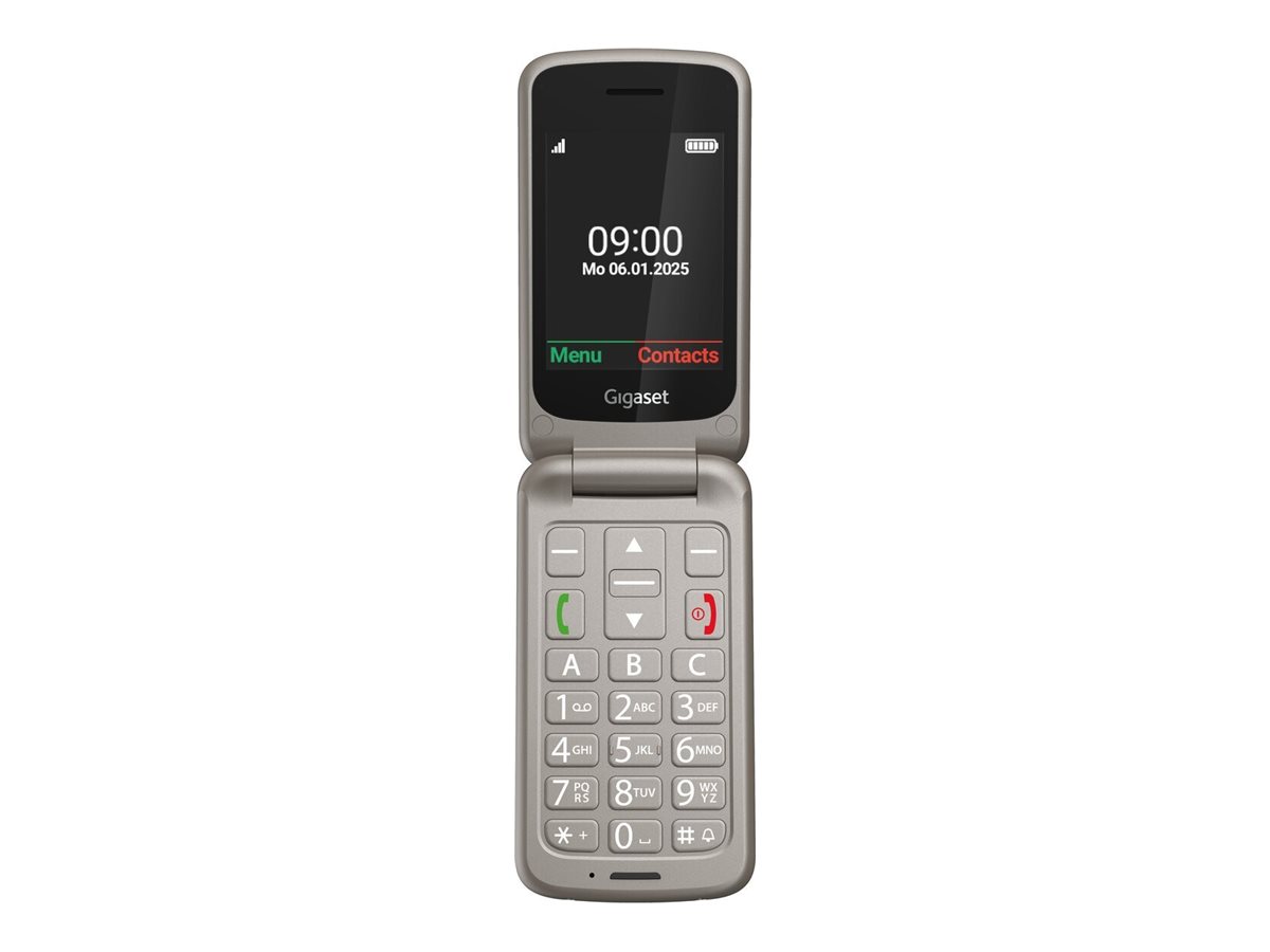 Gigaset GL595 Klapphandy 2,8" Titanium Silver