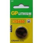 GP - Batterie CR2450 Li 610 mAh