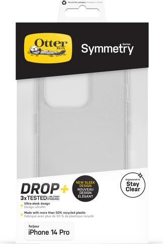 OtterBox Symmetry Hülle für iPhone 14 Pro Stardust transparent (77-88639)