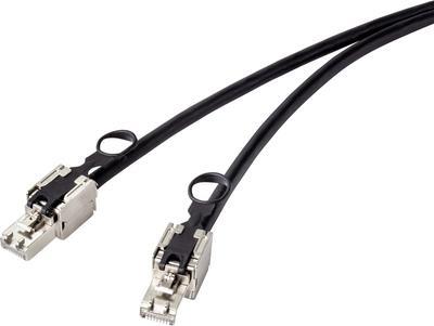 Renkforce RF-4538226 Netzwerkkabel Schwarz 3 m Cat6a S/FTP (S-STP) (RF-4538226)