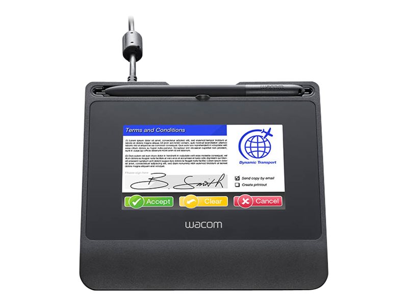 Wacom STU-540 Unterschriften-Terminal mit LCD 5" Elektromagnetisch USB 2.0 Seriell Schwarz