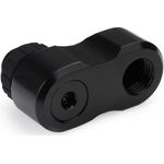 Alphacool Apex Grip Versatzstück 27mm 2x 90° AG/IG G1/4 drehbar schwarz (14814)