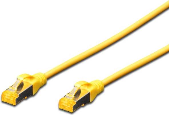 DIGITUS CAT 6A S-FTP Patchkabel Cu LSZH AWG 26/7 Länge 0,25 m Farbe Gelb (DK-1644-A-0025/Y)