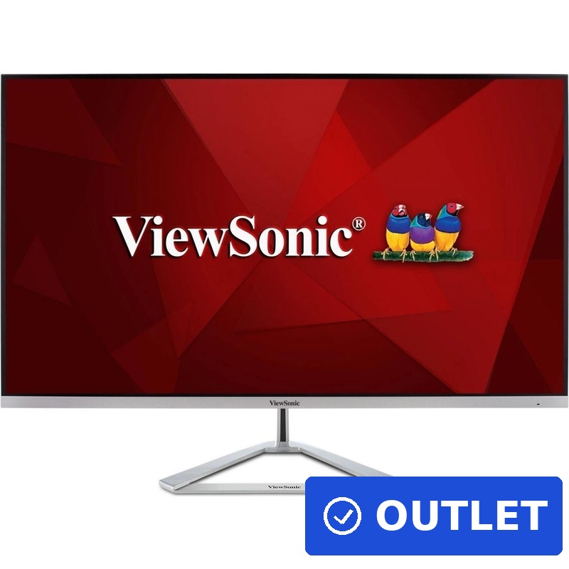 Viewsonic VX3276-4K-MHD 32 Zoll 4K UHD Gaming Monitor MVA Panel Silber (VX3276-4K-MHD) (geöffnet)
