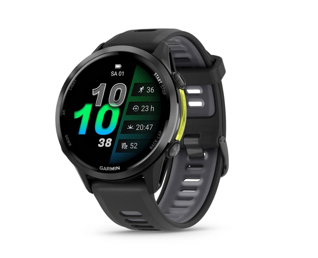 Garmin Forerunner 970 - 47mm Smartwatch, AMOLED, Titanium, Saphirglas, Whitestone