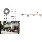 Bradas Garten-Sprühnebel-Set WHITE LINE, 8 m zum direkten Anschluss an Gartenschlauch oder Wasserhahn, - 1 Stück (WL-Z1008)