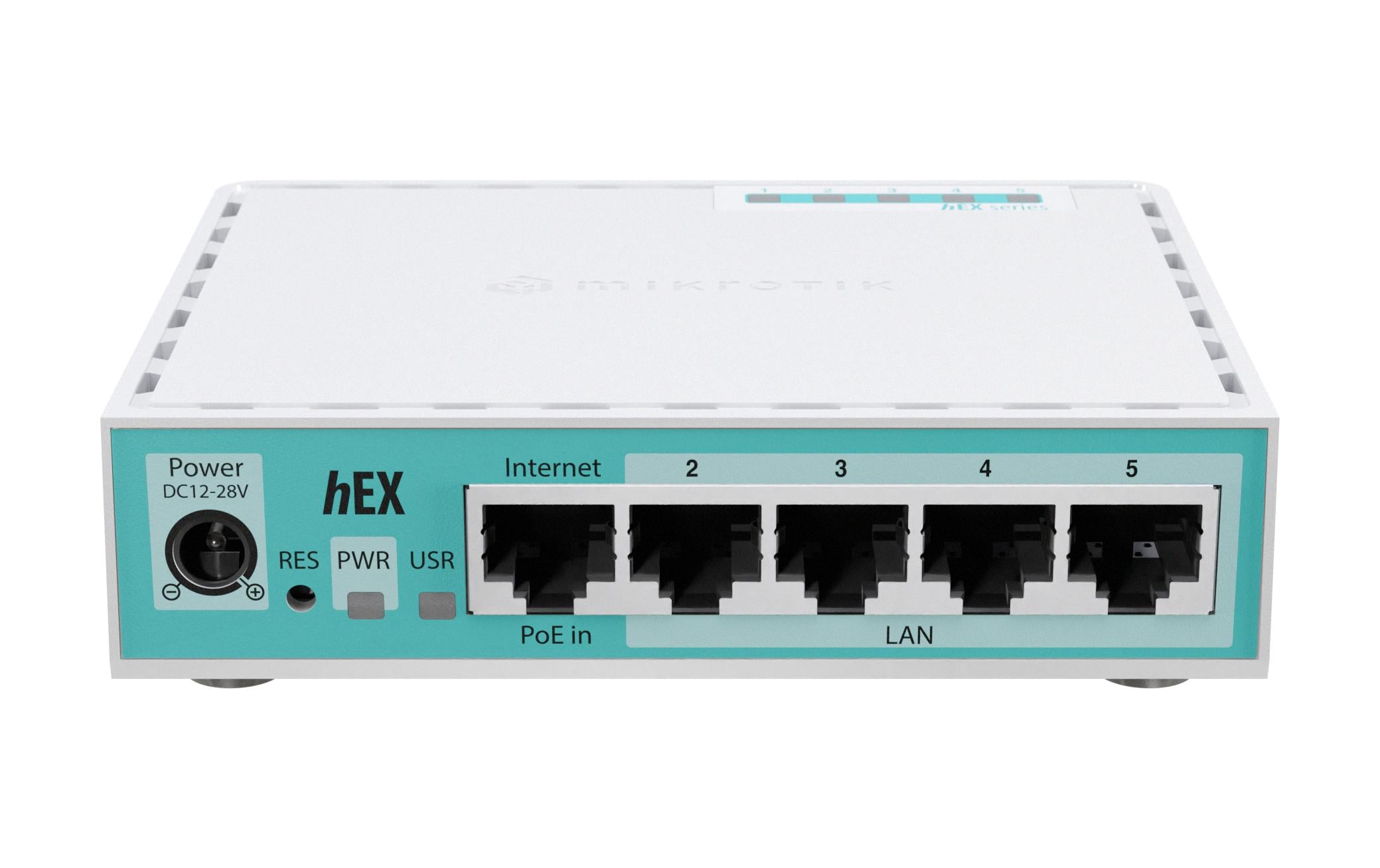 MikroTik hEX refresh Router 5x Gigabit Weiß