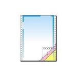 sigel Computer-Briefbogen endlos, Farbverlauf blau, 2-fach A4, 80-57 g-qm, Kopie gelb + Abheftlochung, 240 x 30,50cm (12") (26246)