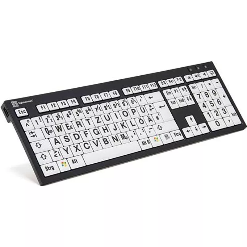 LogicKeyboard XL Print NERO (LKB-LPBW-BJPU-DE)