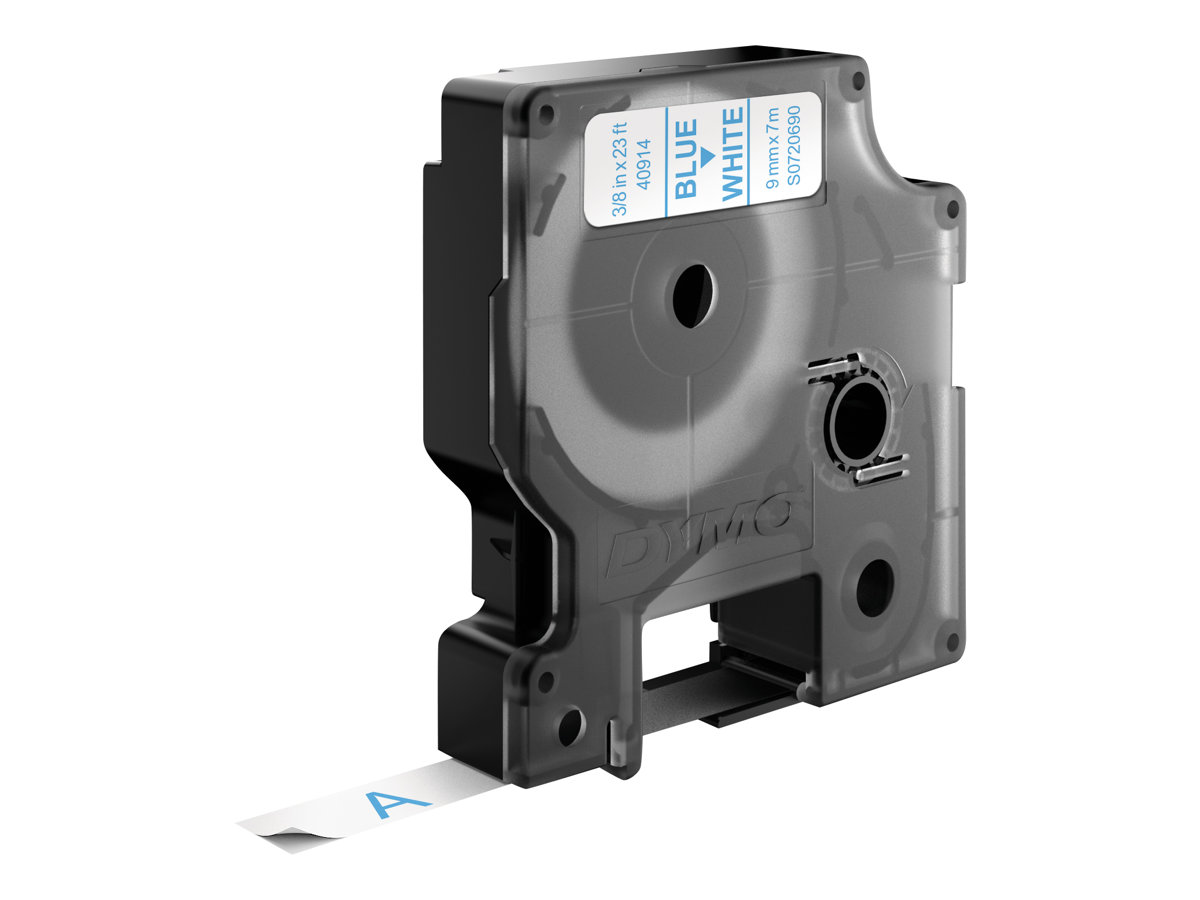 DYMO D1 S0720690 9 mm x 7 m Etikettenband Blau auf weiß