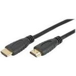 HDMI 4K 60Hz High Speed Anschlusskabel mit Ethernet, schwarz, 0,5 m Hersteller: Techly (ICOC-HDMI2-4-005)
