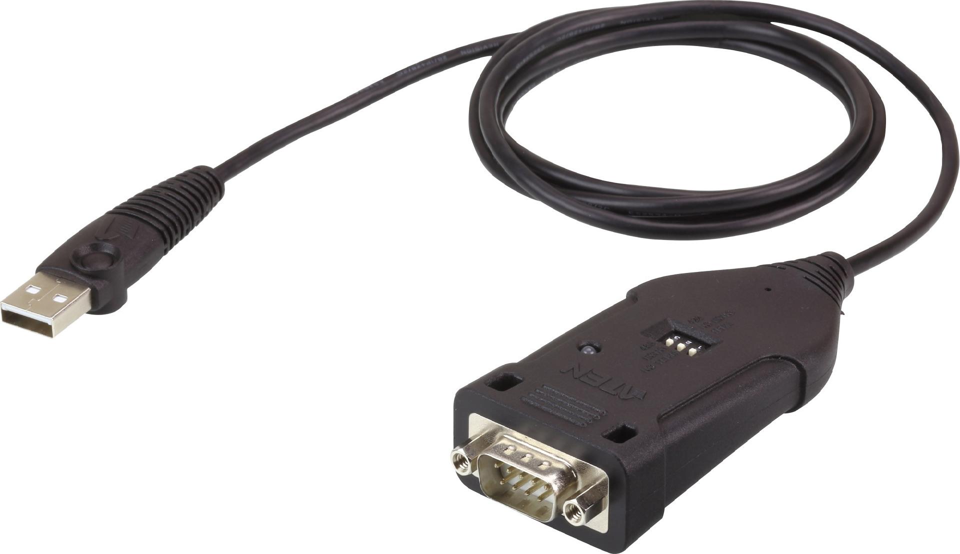 ATEN UC485-AT USB zu RS-422/RS-485 Adapter 1,2 m Schwarz