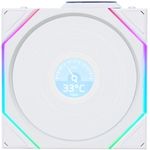 Lian Li UNI FAN TL Wireless LCD Lüfter ARGB PWM - Reverse Blade 120 mm (12RTLLCD1W1W)