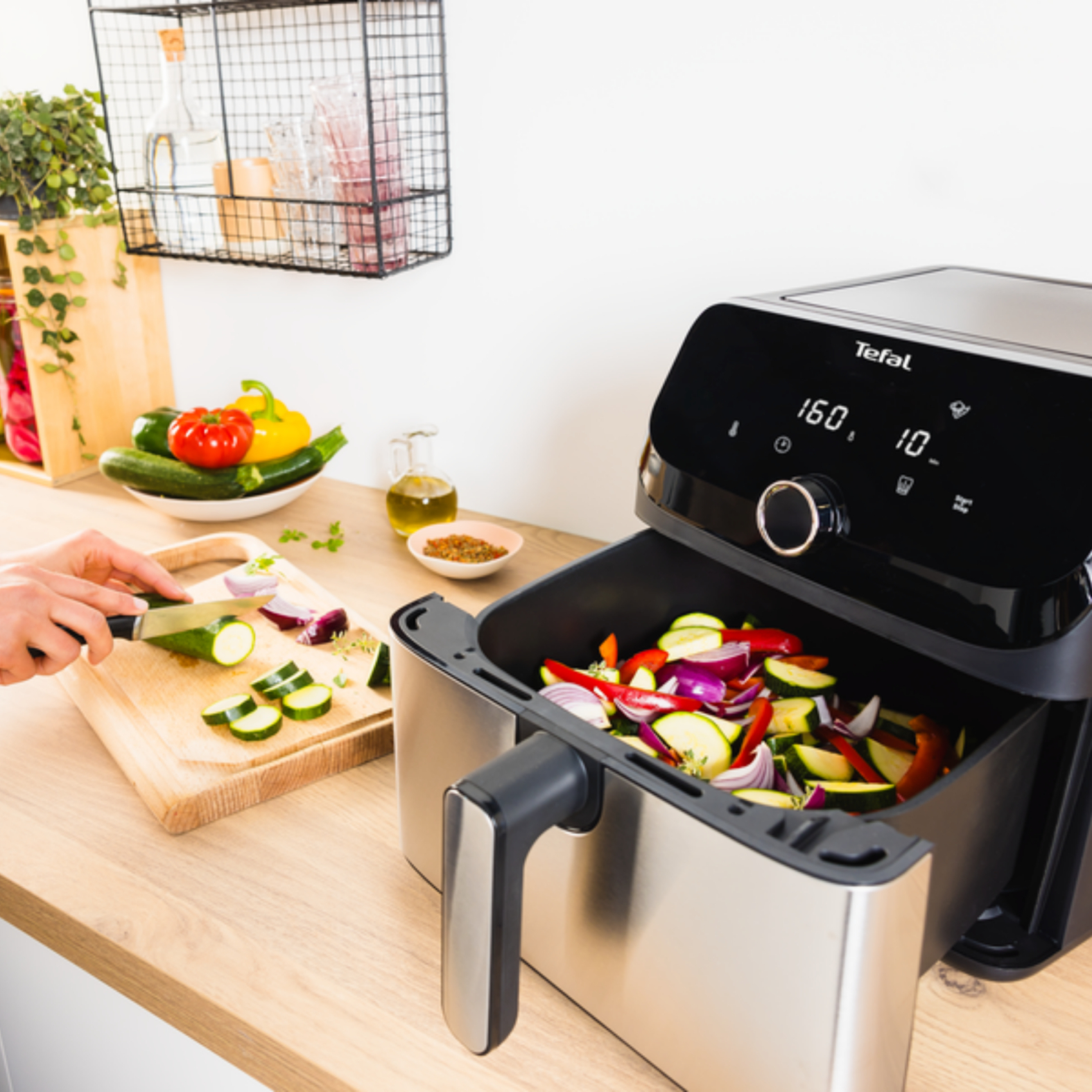 TEFAL Easy Fry Mega EY855D10 Heißluftfritteuse 7,5 l 2020 W Schwarz