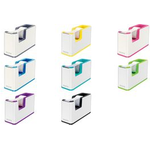 LEITZ Tischabroller WOW Duo Colour, bestückt, violett mit zweifarbigem WOW Effekt in weiß / violett, - 1 Stück (5364-10-62)