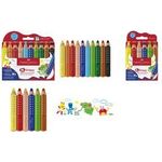 FABER-CASTELL Grippy Buntstifte farbsortiert, 6 St. (110630)