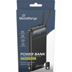 MediaRange Powerbank 10000mAh USB-C LC-Display Quickcharge (MRMA753)