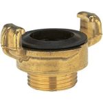 GARDENA-SO Gardena Messing-Schnellkupplungs-Gewindestückmit Außengewinde, 21 mm (G 1/2)-Gewinde 07112-20 (7112-20)