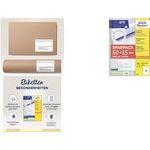 AVERY Zweckform Universal-Etiketten, 70 x 37 mm, 50 + 15 Bl. weiß, mit ultragrip-Technologie, ohne Rand, - 1 Stück (6605)