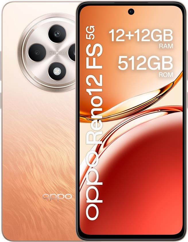 OPPO Reno12 FS 5G 16,9 cm (6.67") Dual-SIM Android 14 USB Typ-C 12 GB 512 GB 5000 mAh Orange ()