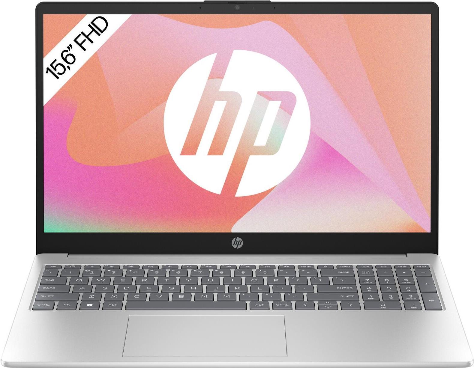 HP 15-fd0060ng Laptop 39,6 cm (15.6") Full HD Intel® Core™ i5 i5-1334U 16 GB DDR4-SDRAM 1 TB SSD Wi-Fi 6E (802.11ax) FreeDOS Silber (9H0L8EA#ABD)