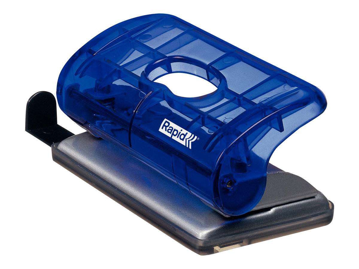 Rapid EC10 X Ray Locher 2 Löcher 10 Blätter Durchsichtig blau