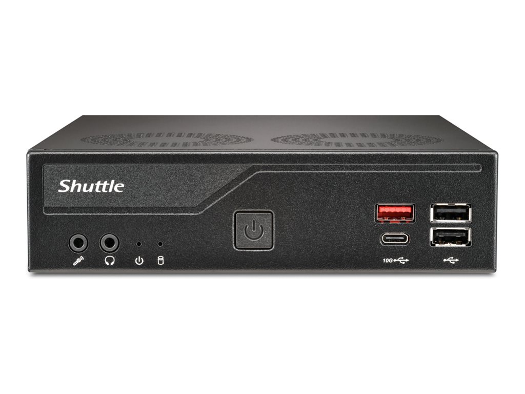 Shuttle XPC slim DH810 Mini-PC Barebone Intel H810 LGA 1851 Schwarz