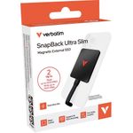 Verbatim SSD SnapBack Ultra Slim black (32337)