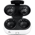 Adler Waffeleisen für 2 Waffelkörbchen - AD 3062, für 2 Backformen, 1400 W (AD 3062)