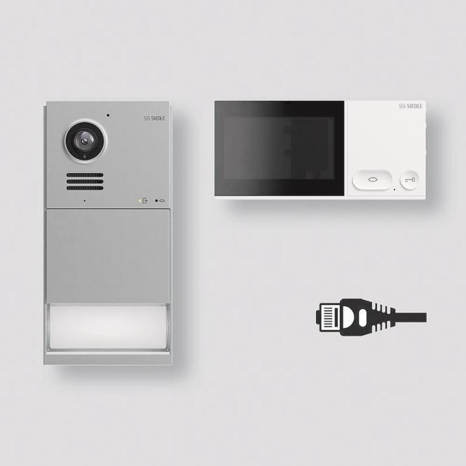 Siedle Set LAN MattchromIQSL-0f.Neubau (210013218-00)