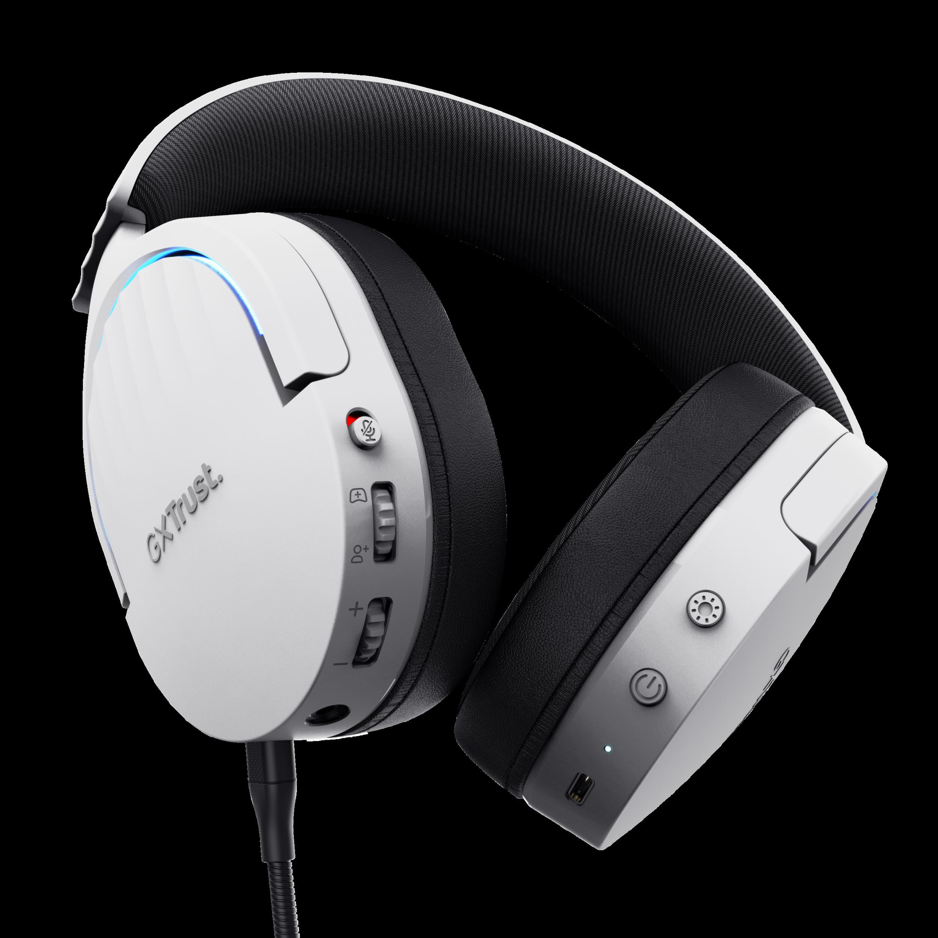 Trust GXT 491W FAYZO Headset 7.1-Kanal Weiß