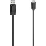 Hama 00200608 USB Kabel 1,5 m USB 2.0 Micro-USB A USB A Schwarz (00200608)