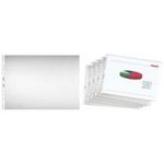 herlitz Prospekthülle, DIN A3 quer, genarbt, 0,08 mm aus PP-Folie, Eurolochung, dokumentenecht, oben offen (5813100)
