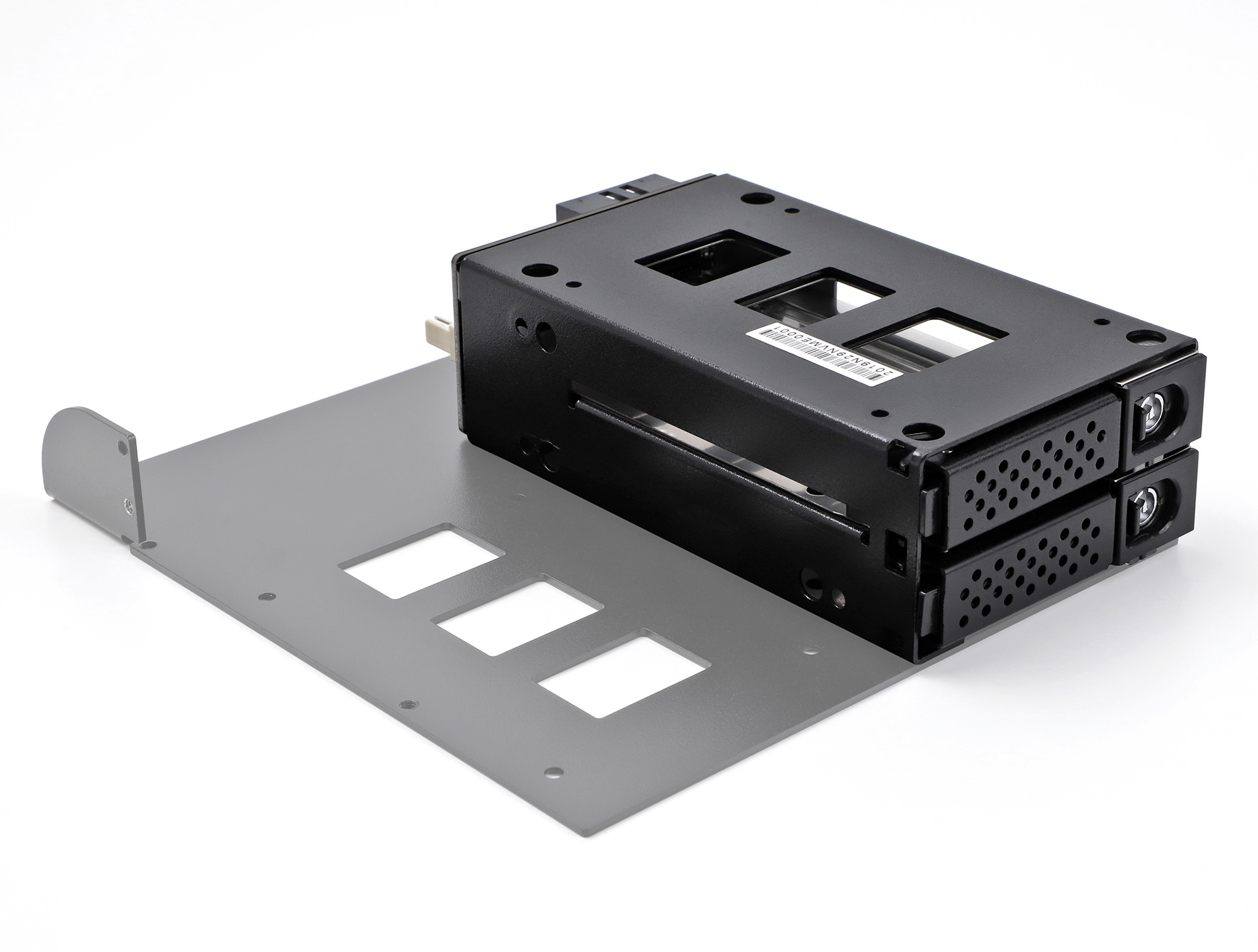 Delock Slim Bay Wechselrahmen für 2 x 2.5" U.2 NVMe SSD – Schwarz
