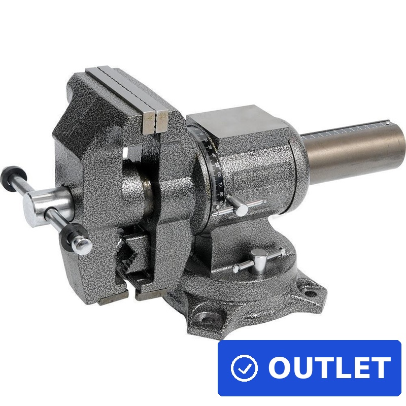 Yato YT-6505 Schraubstock Mechanikerschraubstock 10 cm (5906083965050) (geöffnet)