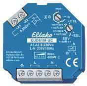 ELTAKO Uni.-Dimmschalter 500W EUD61MUC Multifunktion Doseneinbau 8-230V EUD61MUC (61100903)