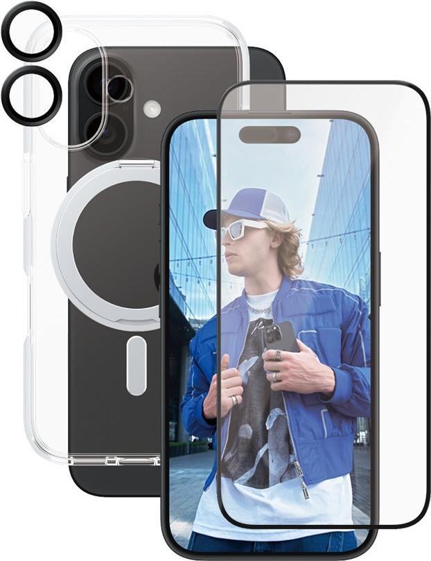 PanzerGlass CARE by PG3-in-1 Ceramic iPhone16 6.1 (B1325+2853+1281)