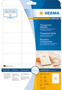 1200 HERMA Folienetiketten 8957 transparent (8957)