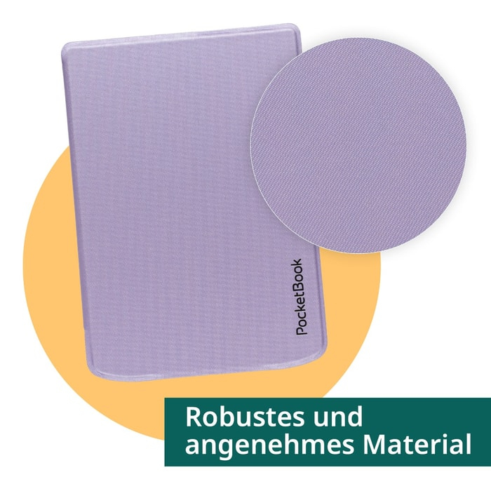 PocketBook Shell Cover Transparent Schutzhülle für 6" e-Reader Light Purple