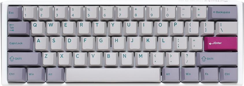 Ducky One 3 Mini Tastatur USB US Englisch Grau (DKON2161ST-CUSPDMIWHHC2)