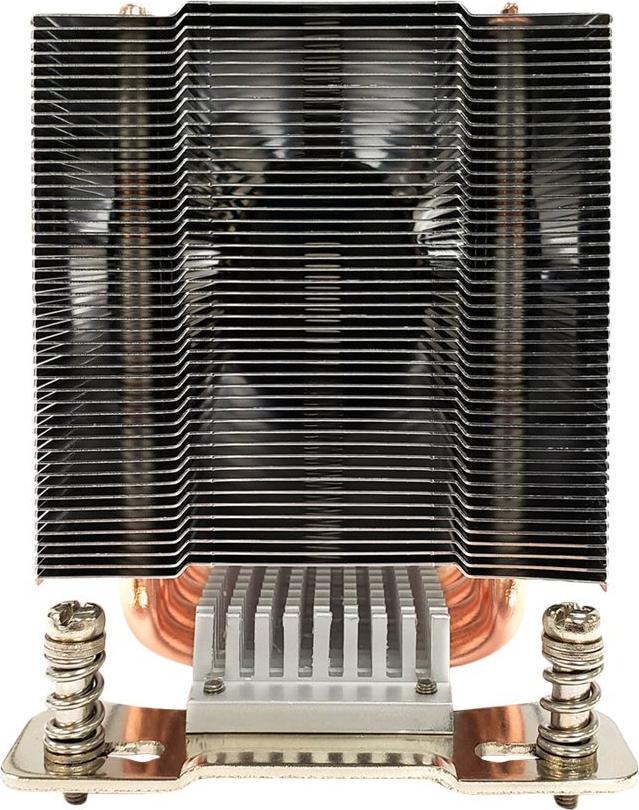 Inter-Tech A-35 Prozessor-Luftkühler 80 mm Aluminium Schwarz Silber
