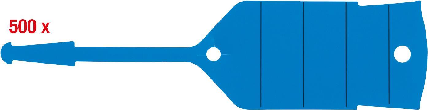 KS TOOLS Schlüsselanhänger mit Schlaufe, blau, 500 Stück (500.8094)