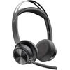 HP POLY Poly Voyager Focus 2 - Headset - On-Ear - Bluetooth - kabellos, kabelgebunden - aktive Rauschunterdrückung - Adapter USB-A via Bluetooth - Schwarz - Zertifiziert für Microsoft Teams (76U46AA)