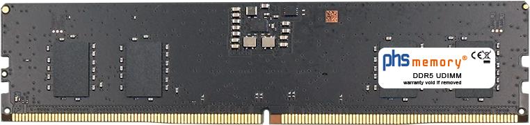 PHS-MEMORY 8GB RAM Speicher kompatibel mit Gigabyte B650I AX (rev. 1.0) DDR5 UDIMM 5600MHz PC5-44800