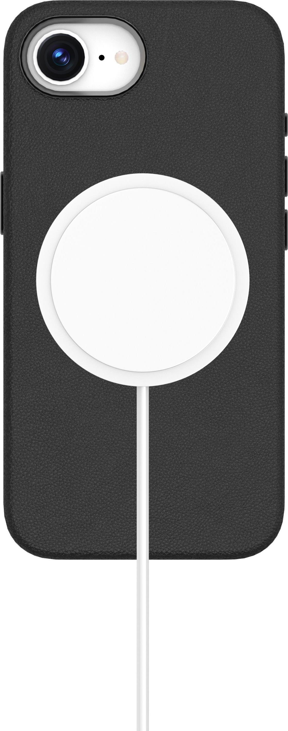 eSTUFF INFINITE GRS VENICE iPhone 16e Black Leather Magnetic (ES67160026)