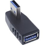InLine USB 3.2 Gen.1 Adapter Stecker A auf Buchse A gewinkelt 270° (35300U)