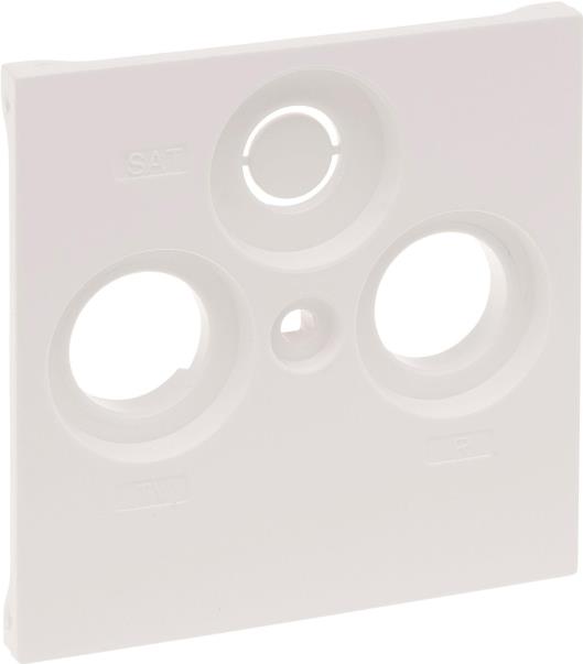 Legrand SEANO Abdeckung TV-R-SAT 765156 f.Fremdfabrikate Farbausführung: 10 (765156)