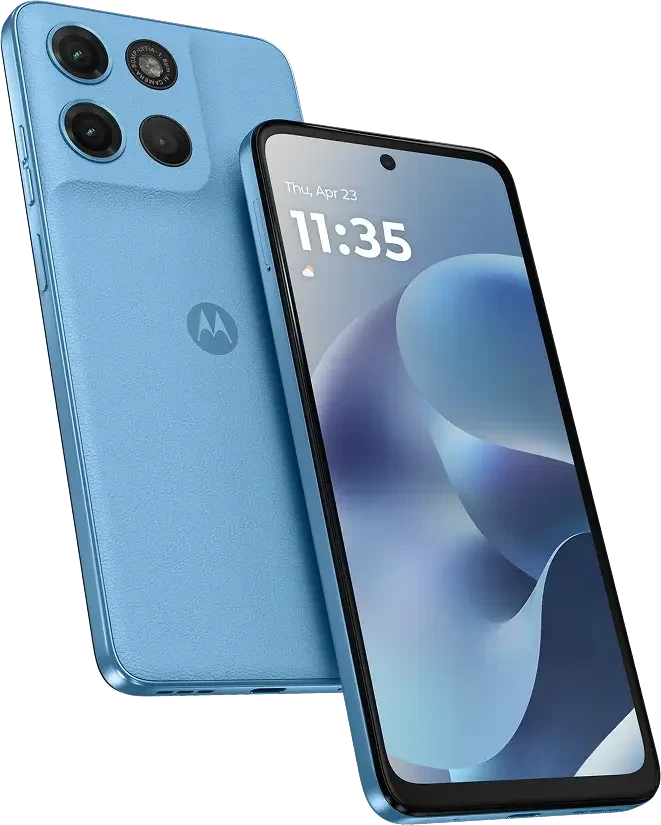 Motorola Moto g17 Smartphone (6,72" FHD+ LCD, 4 GB RAM, 128 GB, 50 MP Kamera, Alaskan Blue)